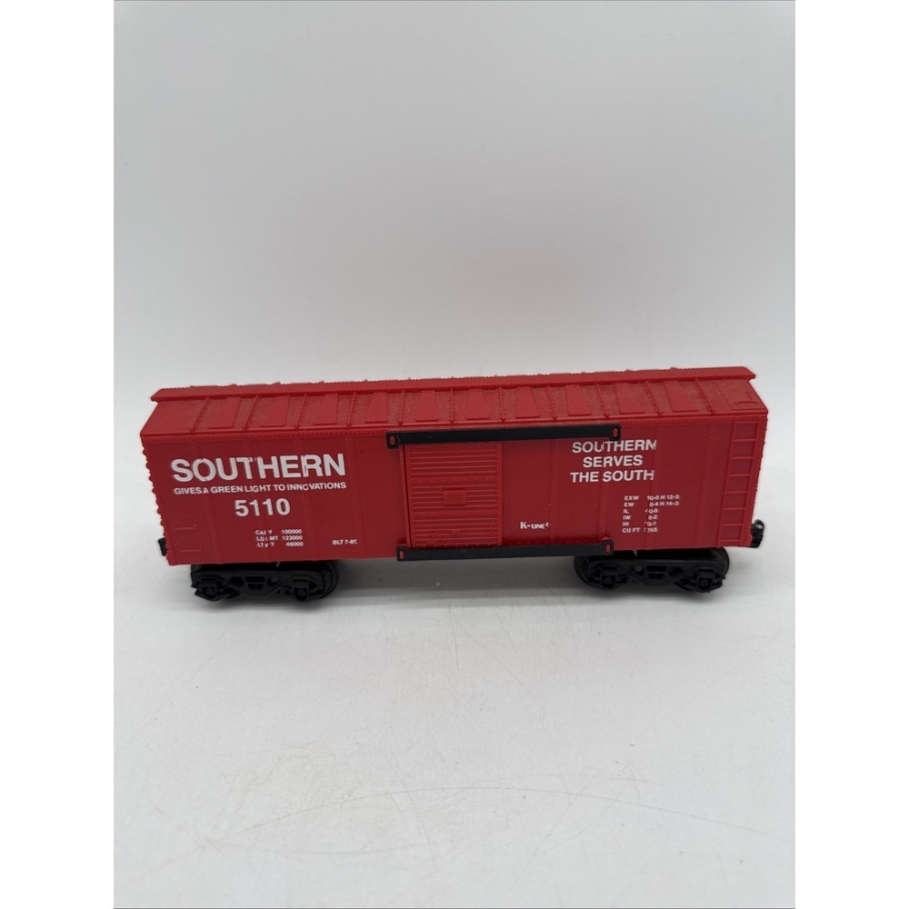 K-Line Southern Boxcar K-5110 Red With Original Box